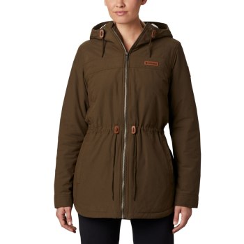 Columbia Chatfield Hill, Chamarras Verde Oliva Para Mujer | 275019-ATX